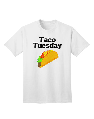 Trendy Taco Tuesday Adult T-Shirt with Unique Design by TooLoud-Mens T-shirts-TooLoud-White-Small-Davson Sales