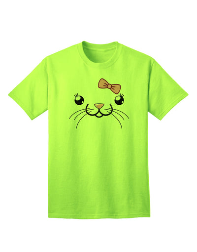 Trendy and Adorable: Kyu-T Face - Tinya Cute Girl Mouse Adult T-Shirt-Mens T-shirts-TooLoud-Neon-Green-Small-Davson Sales