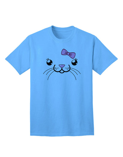 Trendy and Adorable: Kyu-T Face - Tinya Cute Girl Mouse Adult T-Shirt-Mens T-shirts-TooLoud-Aquatic-Blue-Small-Davson Sales