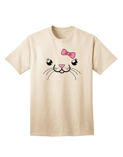 Trendy and Adorable: Kyu-T Face - Tinya Cute Girl Mouse Adult T-Shirt-Mens T-shirts-TooLoud-Natural-Small-Davson Sales