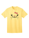 Trendy and Adorable: Kyu-T Face - Tinya Cute Girl Mouse Adult T-Shirt-Mens T-shirts-TooLoud-Yellow-Small-Davson Sales