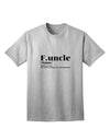 Trendy and Playful: TooLoud's Funcle - Fun Uncle Adult T-Shirt-Mens T-shirts-TooLoud-AshGray-Small-Davson Sales