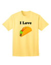 Trendy and Stylish Adult T-Shirt - Tacos Lover's Delight-Mens T-shirts-TooLoud-Yellow-Small-Davson Sales