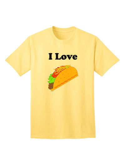 Trendy and Stylish Adult T-Shirt - Tacos Lover's Delight-Mens T-shirts-TooLoud-Yellow-Small-Davson Sales