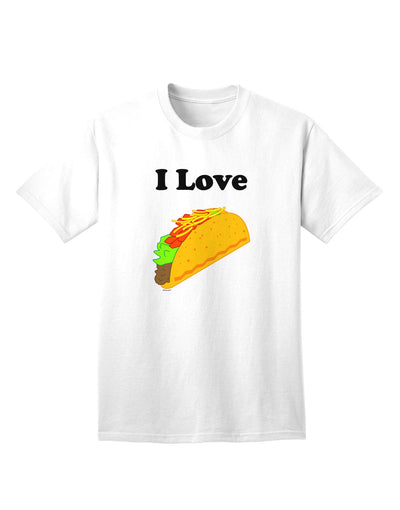 Trendy and Stylish Adult T-Shirt - Tacos Lover's Delight-Mens T-shirts-TooLoud-White-Small-Davson Sales