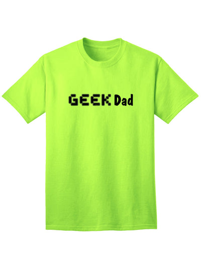 Trendy and Stylish Adult T-Shirt for Tech-Savvy Fathers-Mens T-shirts-TooLoud-Neon-Green-Small-Davson Sales