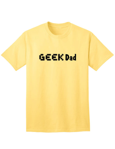 Trendy and Stylish Adult T-Shirt for Tech-Savvy Fathers-Mens T-shirts-TooLoud-Yellow-Small-Davson Sales