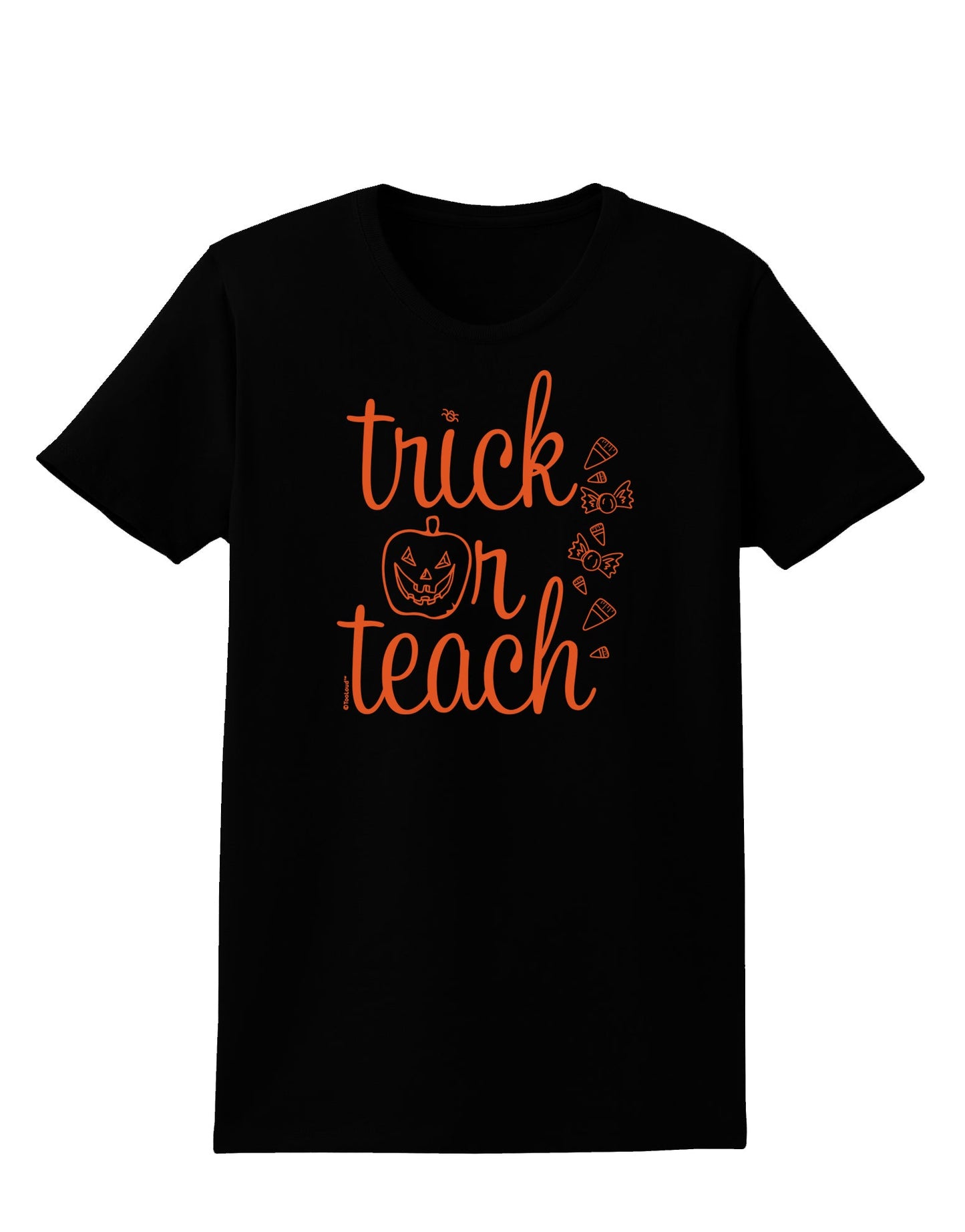 Trick or Teach Womens T-Shirt-Womens T-Shirt-TooLoud-Black-X-Small-Davson Sales