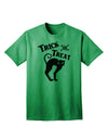 Trick or Treat - Adorable Black Cat Halloween Adult T-Shirt for Festive Fun-Mens T-shirts-TooLoud-Kelly-Green-Small-Davson Sales