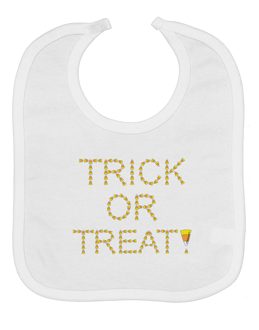 Trick or Treat Candy Corn Halloween Baby Bib