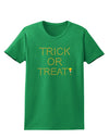 Trick or Treat Candy Corn Halloween Womens Dark T-Shirt-TooLoud-Kelly-Green-X-Small-Davson Sales