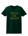 Trick or Treat Candy Corn Halloween Womens Dark T-Shirt-TooLoud-Forest-Green-Small-Davson Sales