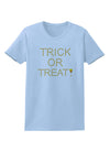 Trick or Treat Candy Corn Halloween Womens T-Shirt-Womens T-Shirt-TooLoud-Light-Blue-X-Small-Davson Sales