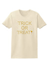 Trick or Treat Candy Corn Halloween Womens T-Shirt-Womens T-Shirt-TooLoud-Natural-X-Small-Davson Sales