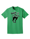 Trick or Treat Cute Black Cat Halloween Adult Dark T-Shirt-Mens T-Shirt-TooLoud-Kelly-Green-Small-Davson Sales