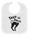 Trick or Treat Cute Black Cat Halloween Baby Bib