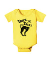 Trick or Treat Cute Black Cat Halloween Baby Romper Bodysuit-Baby Romper-TooLoud-Yellow-06-Months-Davson Sales