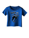 Trick or Treat Cute Black Cat Halloween Infant T-Shirt Dark-Infant T-Shirt-TooLoud-Royal-Blue-06-Months-Davson Sales
