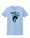 Trick or Treat Cute Black Cat Halloween Womens T-Shirt-Womens T-Shirt-TooLoud-Light-Blue-X-Small-Davson Sales