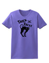 Trick or Treat Cute Black Cat Halloween Womens T-Shirt-Womens T-Shirt-TooLoud-Violet-X-Small-Davson Sales