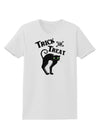 Trick or Treat Cute Black Cat Halloween Womens T-Shirt-Womens T-Shirt-TooLoud-White-X-Small-Davson Sales