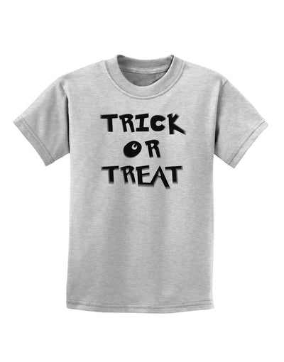 Trick or Treat Halloween Pumpkin Childrens T-Shirt-Childrens T-Shirt-TooLoud-AshGray-X-Small-Davson Sales