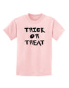 Trick or Treat Halloween Pumpkin Childrens T-Shirt-Childrens T-Shirt-TooLoud-PalePink-X-Small-Davson Sales