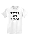 Trick or Treat Halloween Pumpkin Childrens T-Shirt-Childrens T-Shirt-TooLoud-White-X-Small-Davson Sales