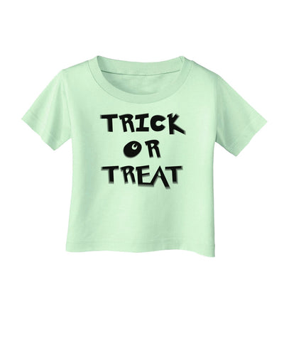 Trick or Treat Halloween Pumpkin Infant T-Shirt-Infant T-Shirt-TooLoud-Light-Green-06-Months-Davson Sales