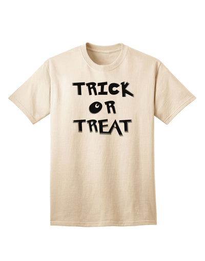 Trick or Treat Halloween Pumpkin - Premium Adult T-Shirt for Festive Celebrations-Mens T-shirts-TooLoud-Natural-Small-Davson Sales