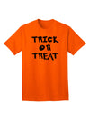 Trick or Treat Halloween Pumpkin - Premium Adult T-Shirt for Festive Celebrations-Mens T-shirts-TooLoud-Orange-Small-Davson Sales