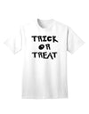 Trick or Treat Halloween Pumpkin - Premium Adult T-Shirt for Festive Celebrations-Mens T-shirts-TooLoud-White-Small-Davson Sales
