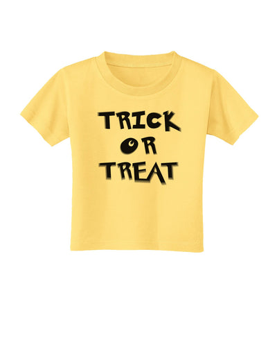 Trick or Treat Halloween Pumpkin Toddler T-Shirt-Toddler T-Shirt-TooLoud-Daffodil-Yellow-2T-Davson Sales