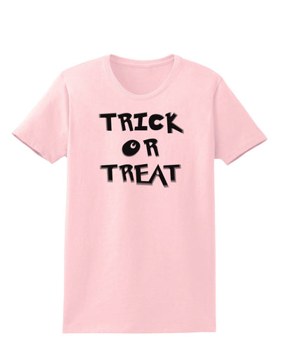 Trick or Treat Halloween Pumpkin Womens T-Shirt-Womens T-Shirt-TooLoud-PalePink-X-Small-Davson Sales