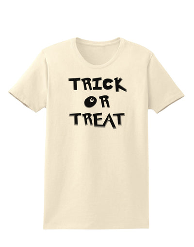 Trick or Treat Halloween Pumpkin Womens T-Shirt-Womens T-Shirt-TooLoud-Natural-X-Small-Davson Sales