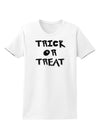 Trick or Treat Halloween Pumpkin Womens T-Shirt-Womens T-Shirt-TooLoud-White-X-Small-Davson Sales