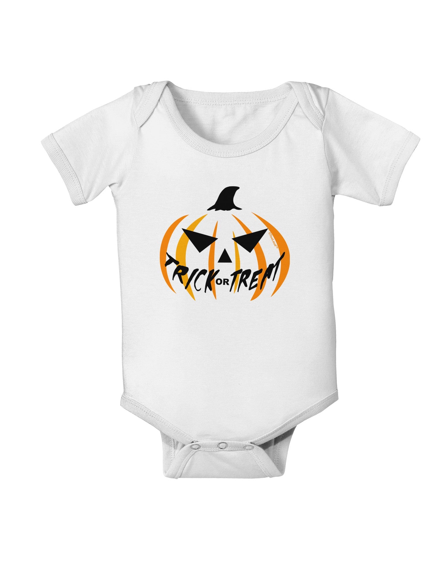 Trick or Treat Jack Baby Romper Bodysuit-Baby Romper-TooLoud-White-06-Months-Davson Sales