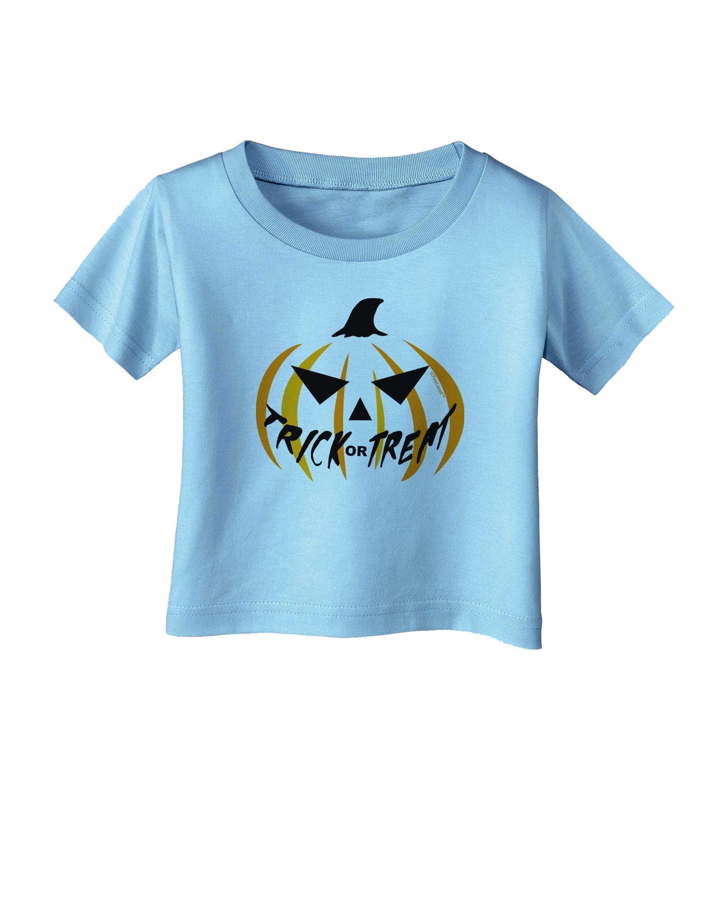 Trick or Treat Jack Infant T-Shirt-Infant T-Shirt-TooLoud-Aquatic-Blue-06-Months-Davson Sales