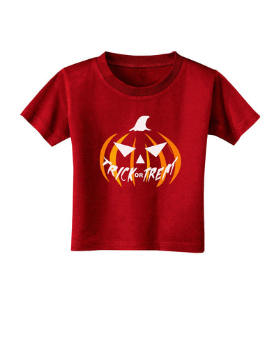 Trick or Treat Jack Toddler T-Shirt Dark-Toddler T-Shirt-TooLoud-Red-2T-Davson Sales