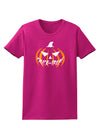 Trick or Treat Jack Womens Dark T-Shirt-TooLoud-Hot-Pink-Small-Davson Sales