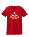 Trick or Treat Jack Womens Dark T-Shirt-TooLoud-Red-X-Small-Davson Sales