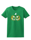 Trick or Treat Jack Womens Dark T-Shirt-TooLoud-Kelly-Green-X-Small-Davson Sales