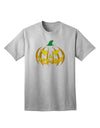 Trick or Treat Jack Yellow Adult T-Shirt-Mens T-Shirt-TooLoud-AshGray-Small-Davson Sales