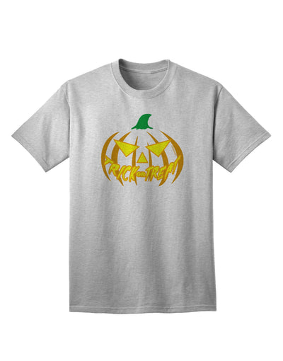 Trick or Treat Jack Yellow Adult T-Shirt-Mens T-Shirt-TooLoud-AshGray-Small-Davson Sales