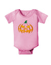 Trick or Treat Jack Yellow Baby Romper Bodysuit-Baby Romper-TooLoud-Pink-06-Months-Davson Sales