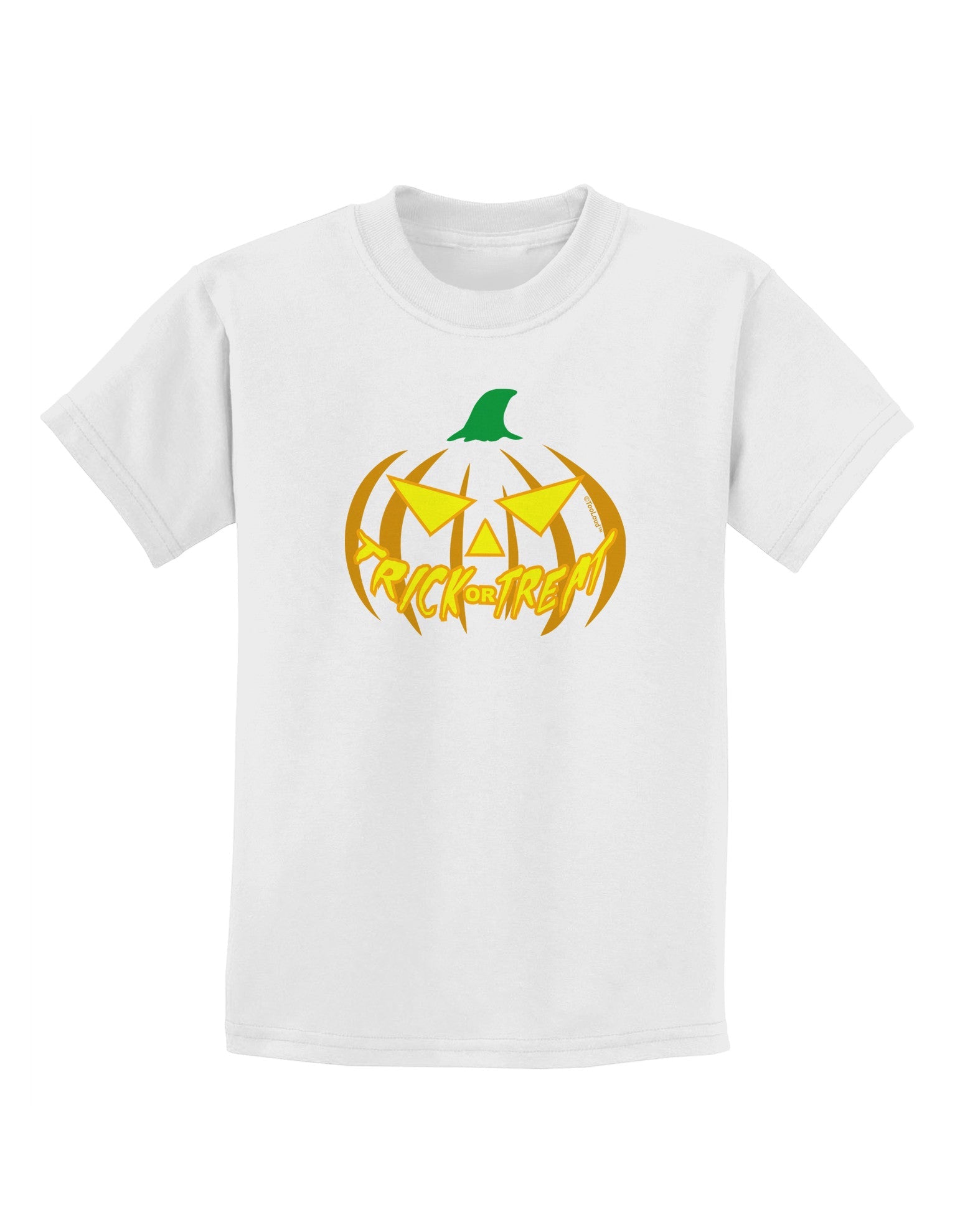 Trick or Treat Jack Yellow Childrens T-Shirt-Childrens T-Shirt-TooLoud-White-X-Small-Davson Sales