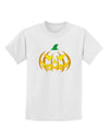 Trick or Treat Jack Yellow Childrens T-Shirt-Childrens T-Shirt-TooLoud-White-X-Small-Davson Sales