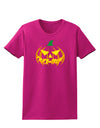 Trick or Treat Jack Yellow Womens Dark T-Shirt-TooLoud-Hot-Pink-Small-Davson Sales