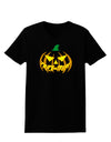 Trick or Treat Jack Yellow Womens Dark T-Shirt-TooLoud-Black-X-Small-Davson Sales