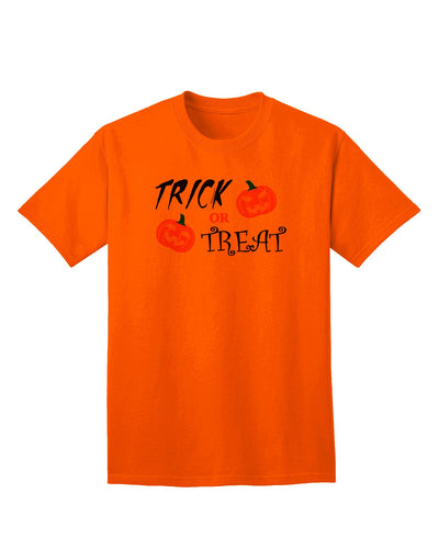 Trick or Treat Pumpkins Adult T-Shirt-unisex t-shirt-TooLoud-Orange-Small-Davson Sales